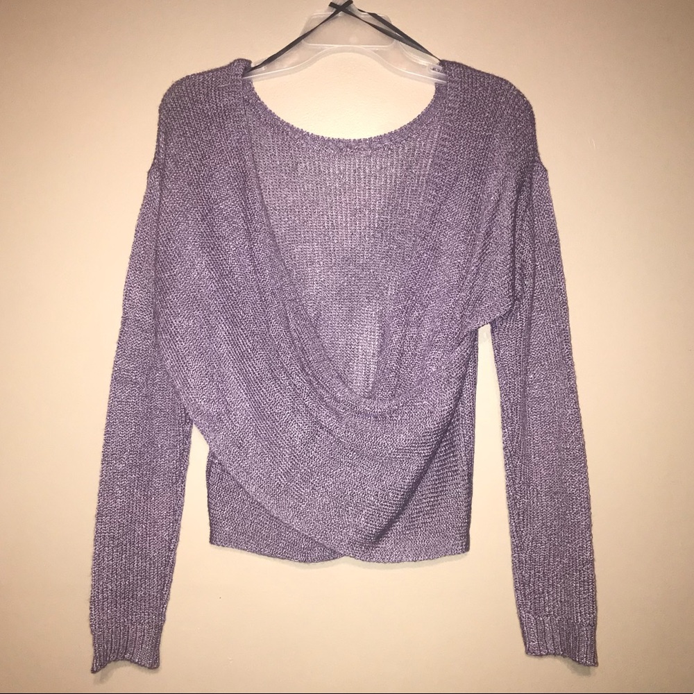 Forever21 NEW Twist-back Draped Sweater
